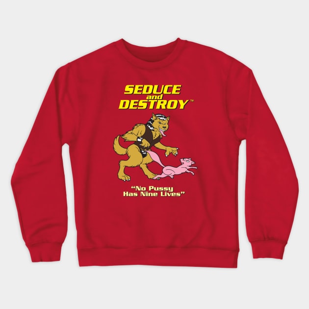 Seduce And Destroy - Magnolia Crewneck Sweatshirt by Chewbaccadoll